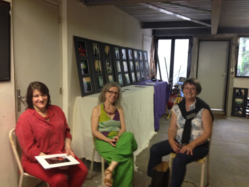JPO ateliers d'artistes de Bagnolet à La Fabrique : Malvina, Armelle Frisa et Marie-Pascale Deluen