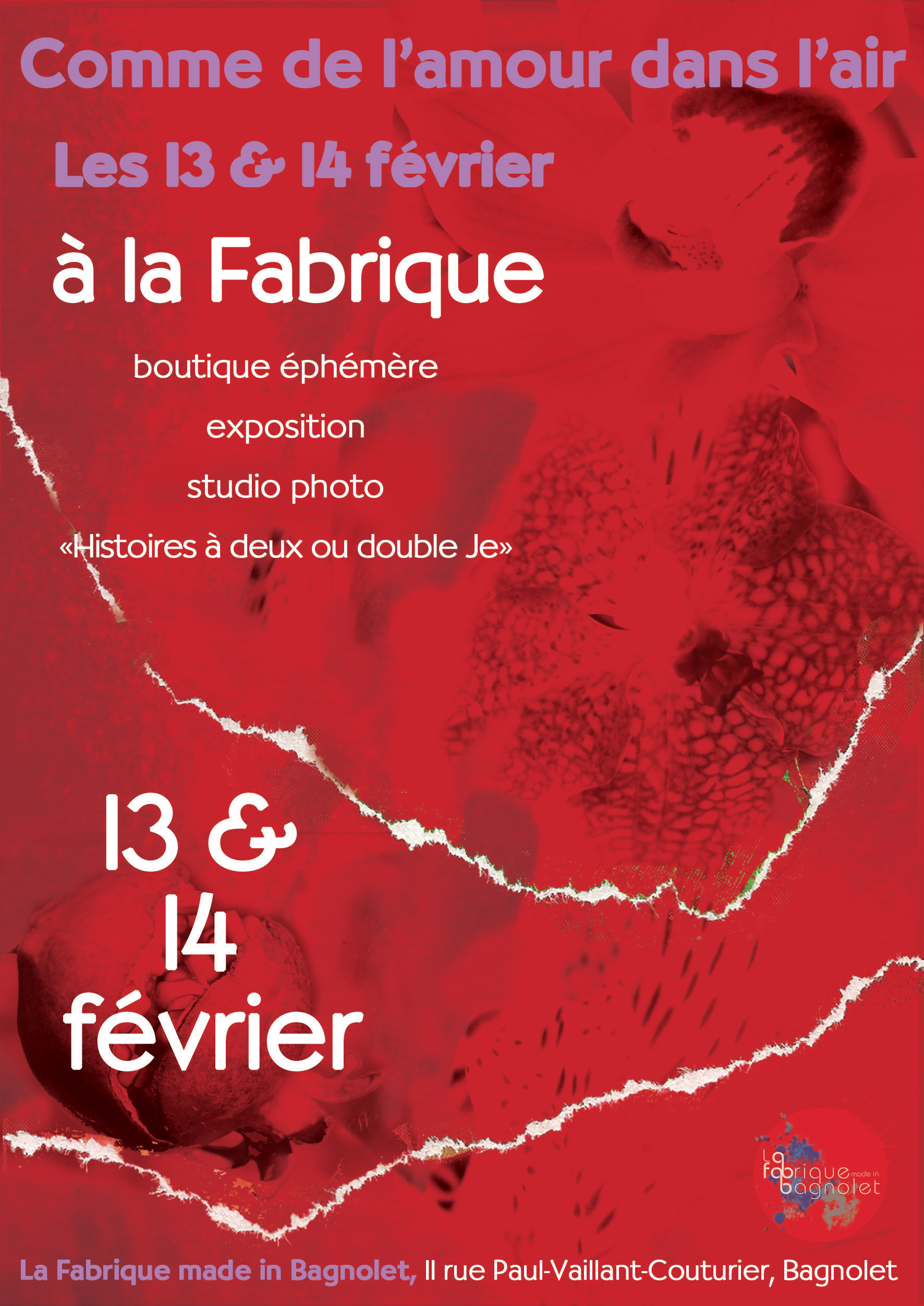 De l’Amour à La Fabrique les 13 et 14 février